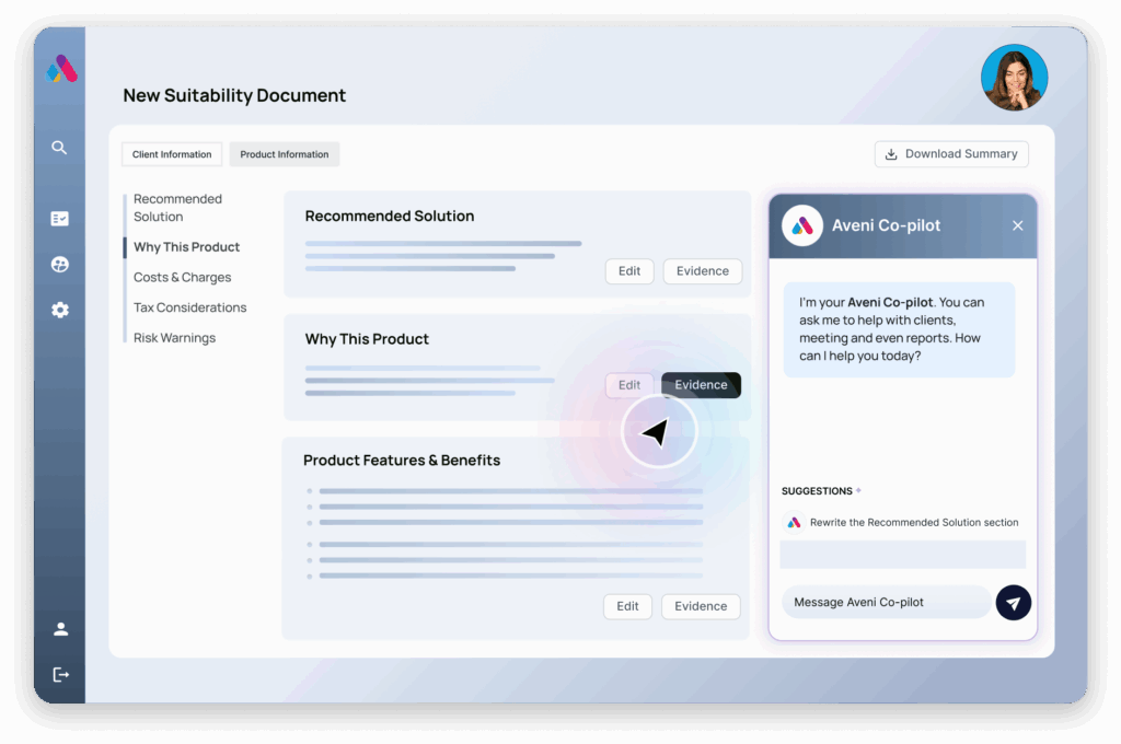 suitability report automation