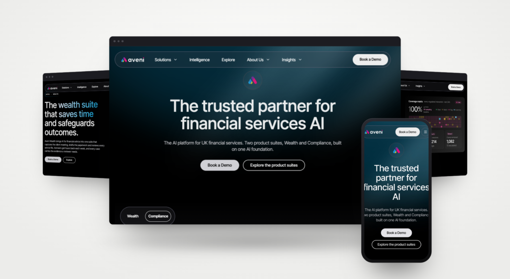 finished website experience