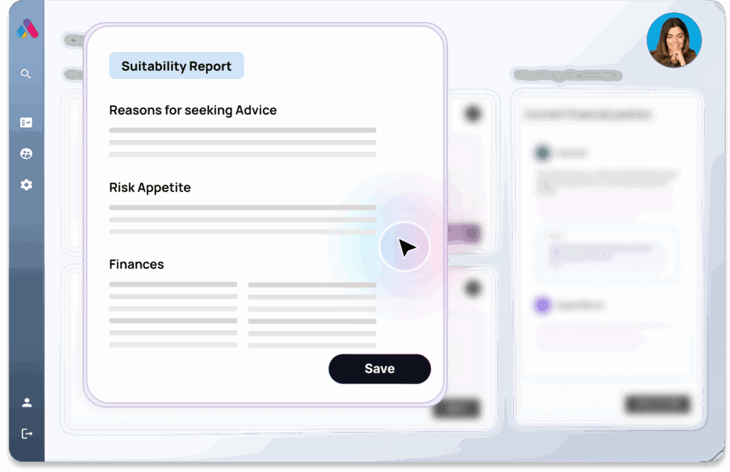Instantly generate suitability reports, client emails, and CRM updates. All of which are linked back to the original call.