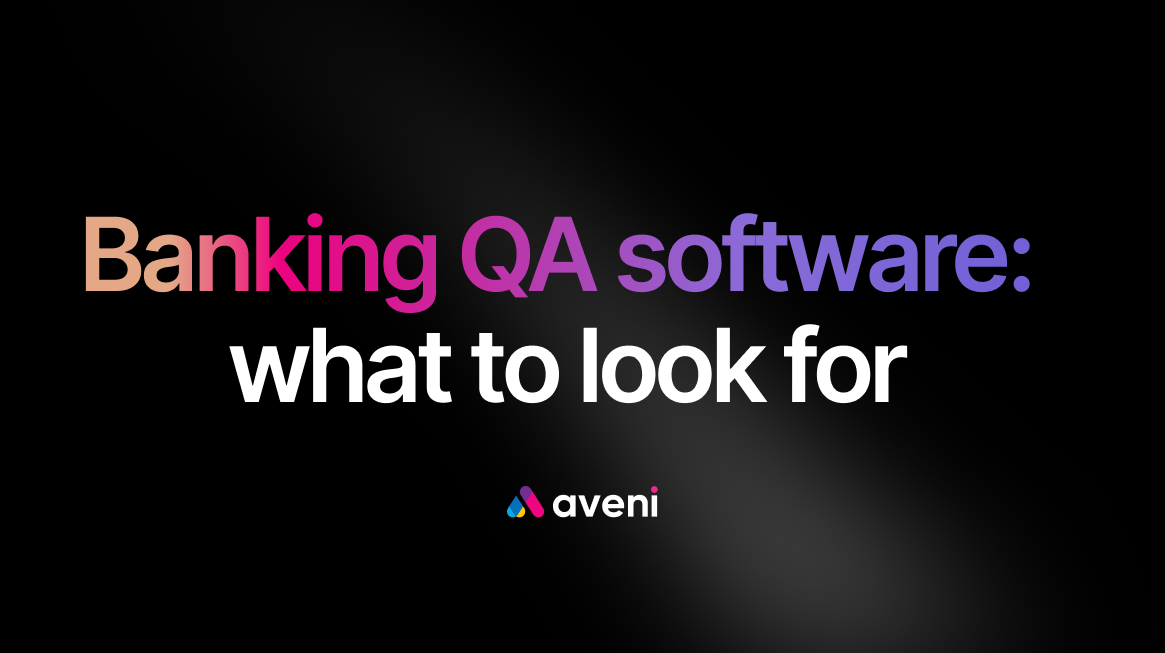 quality assurance software for banking