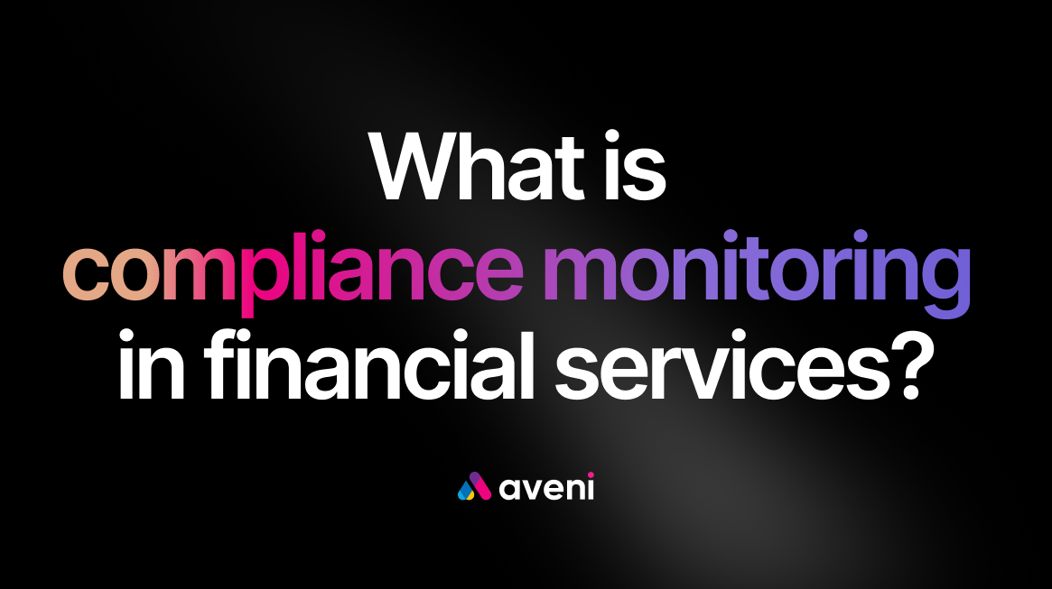 What is compliance monitoring in financial services