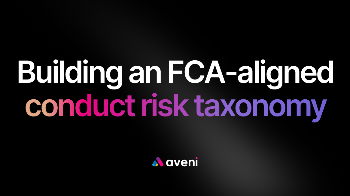 conduct risk taxonomy